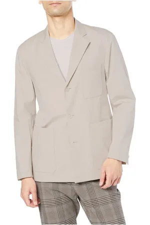 HUGO BOSS Kurtki, Mężczyzna, Beżowy, S, Beżowa Kurtka Męska, Ponadczasowy Design