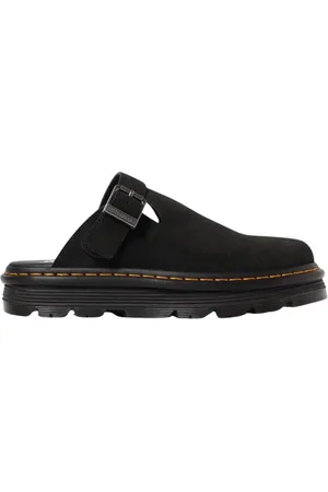 Dr. Martens Buty, Mężczyzna, Czarny, 42 EU, Czarne Skórzane Sandały Modowe