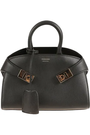 Salvatore Ferragamo Torebki, Kobieta, Czarny, ONE SIZE, Czarne Hug Mini Torby