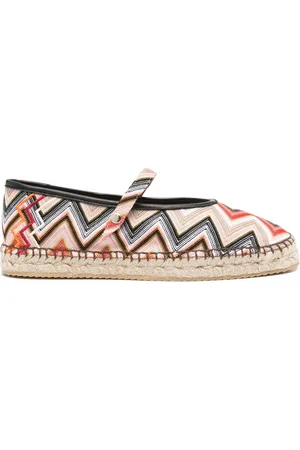 Missoni Buty, Kobieta, Beżowy, 39 EU, Beżowy Pasek Pleciona Podeszwa Buty