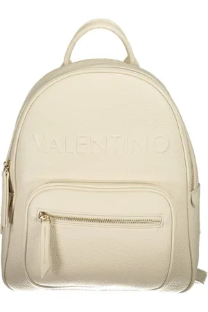 Valentino by Mario Valentino Torebki, Kobieta, Beżowy, ONE SIZE, Len, Beżowy Plecak z Regulowanymi Paskami