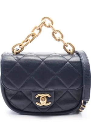 CHANEL Pre-owned, Kobieta, Niebieski, ONE SIZE, Skóra, Pre-owned Leather crossbody-bags