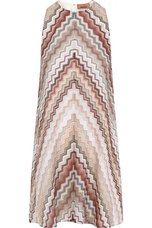 Missoni Sukienki, Kobieta, Wielobarwność, S, Multibrown Sukienka bez Rękawów