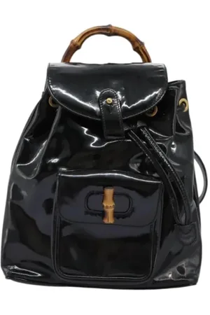Gucci Pre-owned, Kobieta, Czarny, ONE SIZE, Skóra, Pre-owned Leather backpacks