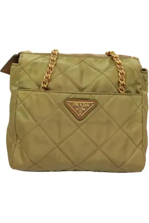Prada Pre-owned, Kobieta, Zielony, ONE SIZE, Nylon, Pre-owned Nylon prada-bags