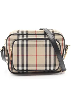 Burberry Pre-owned, Kobieta, Beżowy, ONE SIZE, Pre-owned Canvas burberry-bags