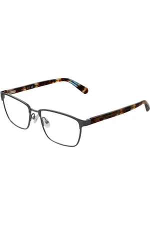 Guess Akcesoria, Mężczyzna, Szary, ONE SIZE, Gunmetal Okulary Optyczne Prostokątne