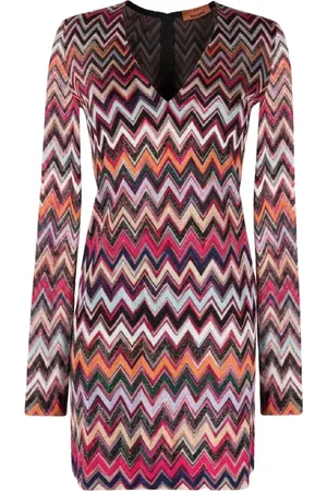 Missoni Sukienki, Kobieta, Wielobarwność, S, Poliester, Short Sukienki