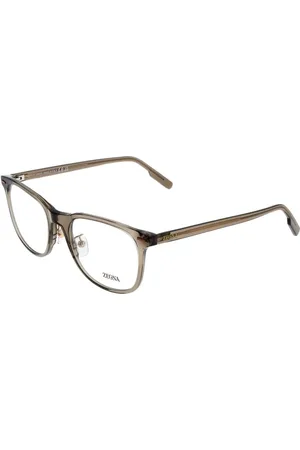 Ermenegildo Zegna Akcesoria, Mężczyzna, brązowy, ONE SIZE, Brązowe okulary optyczne dla mężczyzn
