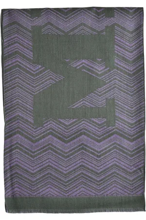 Missoni Akcesoria, Kobieta, Szary, ONE SIZE, Wełniany Szal