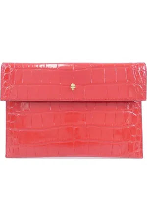 Alexander McQueen Pre-owned, Kobieta, Czerwony, ONE SIZE, Pre-owned Skórzane torebki