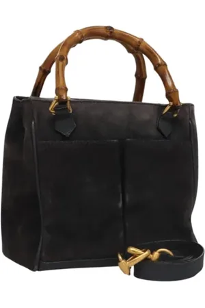 Gucci Pre-owned, Kobieta, brązowy, ONE SIZE, Zamsz, Pre-owned Suede handbags