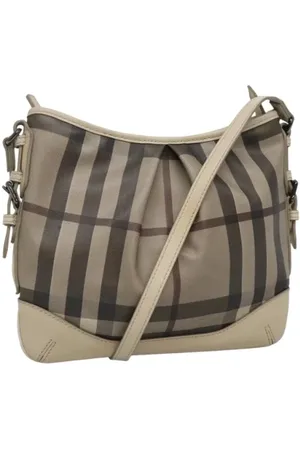 Burberry Pre-owned, Kobieta, Beżowy, ONE SIZE, Skóra, Pre-owned skórzane torby na ramię