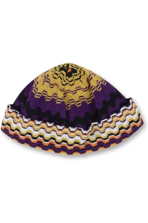 Missoni Akcesoria, Kobieta, Wielobarwność, M, Wielokolorowy wełniany beanie