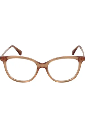 Max Mara Akcesoria, Kobieta, brązowy, ONE SIZE, Brązowe Okulary Optyczne Dla Kobiet Styl Motyla