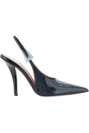 PARIS TEXAS Buty, Kobieta, Czarny, 36 EU, Skóra, Czarne lakierowane szpilki typu slingback