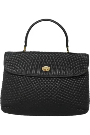 Bally Pre-owned, Kobieta, Czarny, ONE SIZE, Skóra, Pre-owned Skórzane torebki