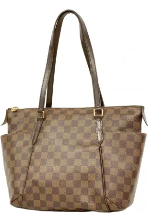 LOUIS VUITTON Pre-owned, Kobieta, brązowy, ONE SIZE, Len, Pre-owned płócienne torby Louis Vuitton