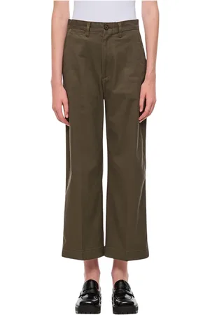 Ralph Lauren Spodnie, Kobieta, Zielony, 3XS, Len, Spodnie Polo dla kobiet