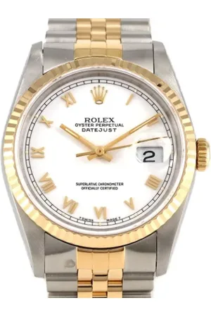 Rolex Pre-owned, Mężczyzna, Biały, ONE SIZE, Pre-owned Stainless Steel watches