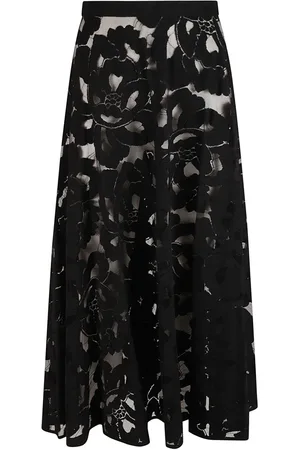 Max Mara Spódnice, Kobieta, Czarny, S, Czarna Spódnica Zitto