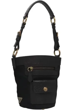 Prada Pre-owned, Kobieta, Czarny, ONE SIZE, Nylon, Pre-owned Nylon handbags