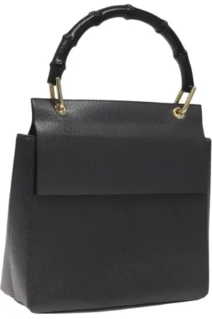 Gucci Pre-owned, Kobieta, Czarny, ONE SIZE, Skóra, Pre-owned Skórzane torebki