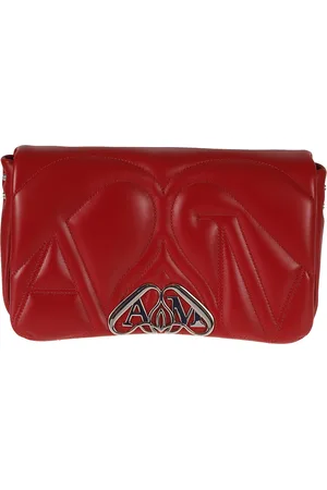 Alexander McQueen Torebki, Kobieta, Czerwony, ONE SIZE, Stylowa Mała Torba Seal