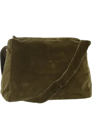Prada Pre-owned, Kobieta, Zielony, ONE SIZE, Pre-owned Fabric prada-bags