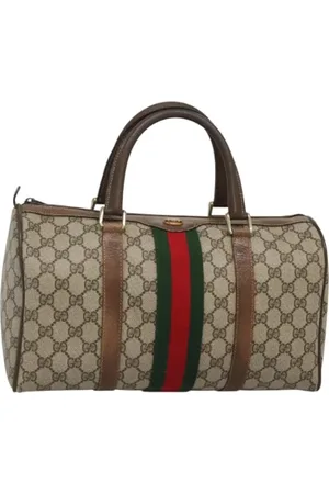 Gucci Pre-owned, Kobieta, Beżowy, ONE SIZE, Skóra, Pre-owned Skórzane torebki