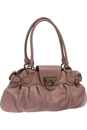 Salvatore Ferragamo Pre-owned, Kobieta, Różowy, ONE SIZE, Skóra, Pre-owned Skórzane torebki