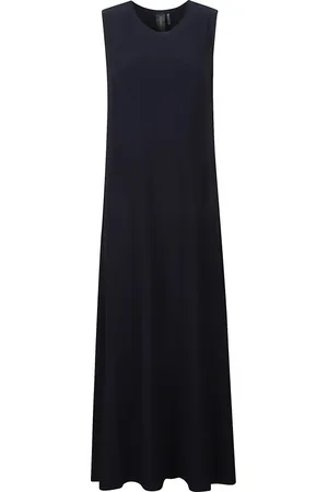 Norma Kamali Sukienki, Kobieta, Czarny, S, Elegancka sukienka maxi bez rękawów