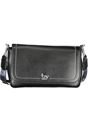 Byblos Torebki, Kobieta, Czarny, ONE SIZE, Elegancka Skórzana Torba na Ramię