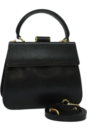 Salvatore Ferragamo Pre-owned, Kobieta, Czarny, ONE SIZE, Skóra, Pre-owned Skórzane torebki
