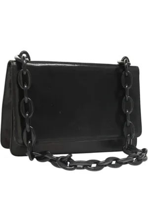 Prada Pre-owned, Kobieta, Czarny, ONE SIZE, Skóra, Pre-owned Leather prada-bags