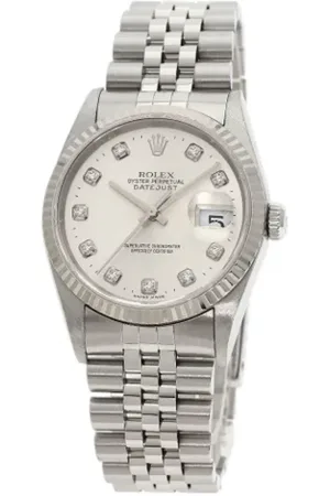 Rolex Pre-owned, Mężczyzna, Biały, ONE SIZE, Pre-owned Stainless Steel watches