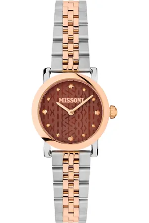 Missoni Akcesoria, Kobieta, Wielobarwność, ONE SIZE, Elegancki Mini Monogram Zegarek