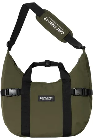 Carhartt Torebki, unisex, Zielony, ONE SIZE, Nylon, Funkcjonalna Zielona Torba z Logo Script