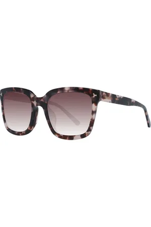 Bally Akcesoria, Kobieta, brązowy, ONE SIZE, Brązowe Okulary Przeciwsłoneczne Kwadratowe Gradientowe Soczewki