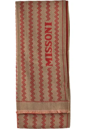 Missoni Akcesoria, Kobieta, Czerwony, ONE SIZE, Szal z wełny - Stylowy design