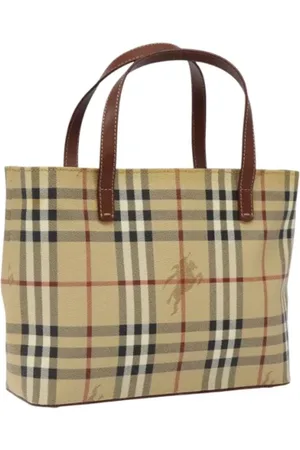 Burberry Pre-owned, Kobieta, Beżowy, ONE SIZE, Skóra, Pre-owned Skórzane torebki
