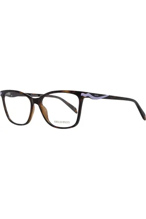 Emilio Pucci Akcesoria, Kobieta, Czarny, ONE SIZE, Brązowe Okulary Optyczne Damskie Stylowe