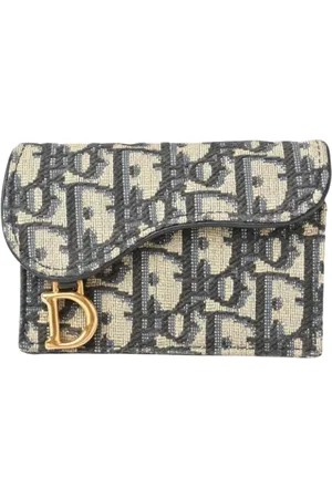 Dior Pre-owned, Kobieta, Beżowy, ONE SIZE, Pre-owned portfele płócienne