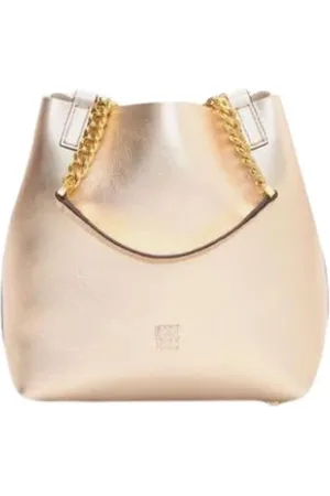 Carolina Herrera Torebki, Kobieta, Żółty, ONE SIZE, Matryoshka Chain XS Skórzana Torba