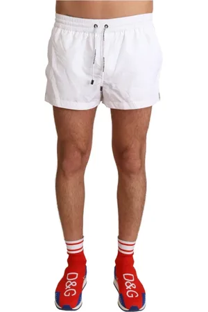 Dolce & Gabbana Stroje kąpielowe, Mężczyzna, Biały, S, King Strój kąpielowy Kąpielówki
