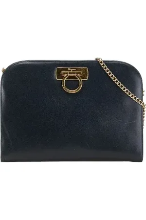 Salvatore Ferragamo Pre-owned, Kobieta, Niebieski, ONE SIZE, Skóra, Pre-owned Leather crossbody-bags