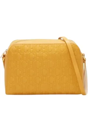 Carolina Herrera Torebki, Kobieta, Żółty, ONE SIZE, Torba Editors Crossbody w kolorze Mimosa