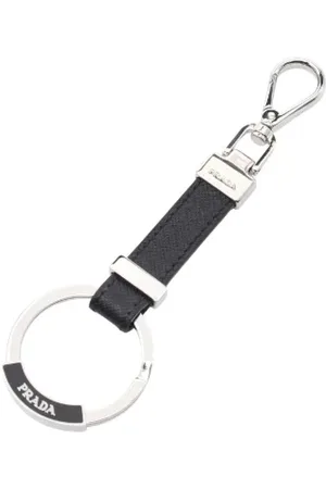Prada Pre-owned, Kobieta, Czarny, ONE SIZE, Skóra, Pre-owned Leather key-holders