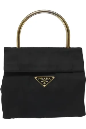 Prada Pre-owned, Kobieta, Czarny, ONE SIZE, Nylon, Pre-owned Nylon handbags