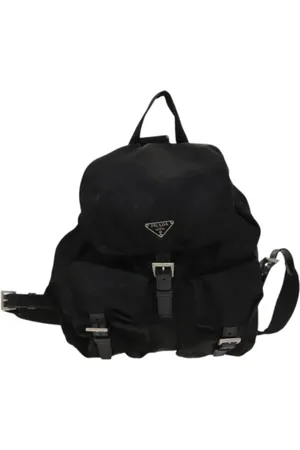 Prada Pre-owned, Kobieta, Czarny, ONE SIZE, Nylon, Pre-owned Nylon backpacks